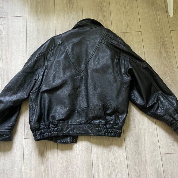 Wilson's Adventure Bound Thinsulate Leather Jacket Men's L Black moto Biker - Picture 14 of 14